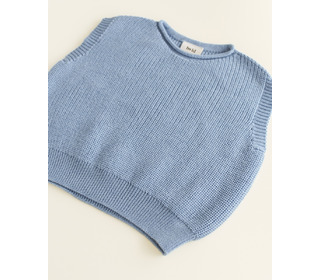 Vest Harvey Kids - light blue - Hvid