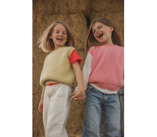 Vest Harvey Kids - bubblegum - Hvid