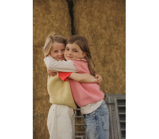 Vest Harvey Kids - bubblegum - Hvid