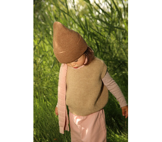 Vest Harvey Kids - sand - Hvid