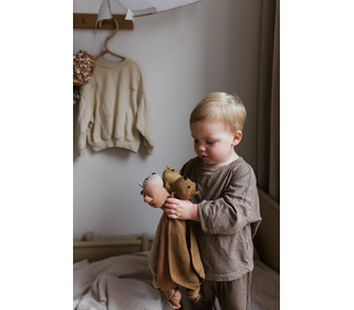 Teddy Tokki - mocha - Hvid