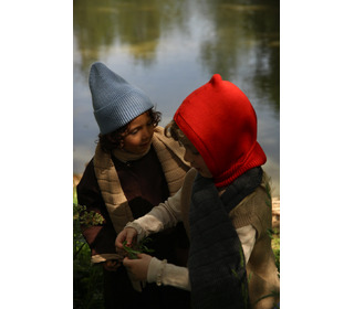 Balaclava Eddy - red - Hvid
