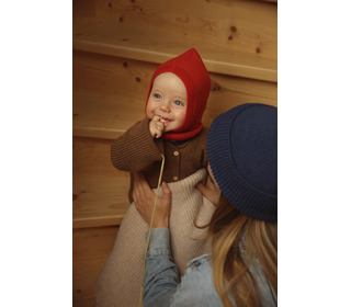 Balaclava Eddy - red - Hvid