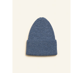 Beanie Fonzie - denim - Hvid Beanie Fonzie - denim - Hvid