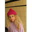 Beanie Fonzie - fushia - Hvid
