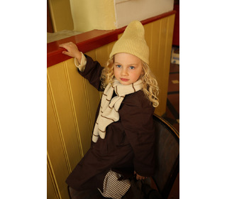 Beanie Fonzie - light yellow - Hvid Beanie Fonzie - light yellow - Hvid