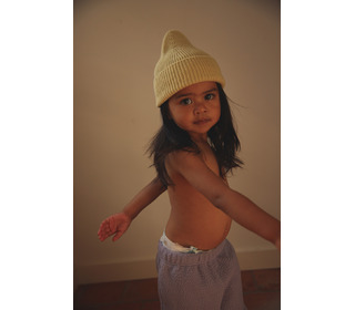 Beanie Fonzie - light yellow - Hvid Beanie Fonzie - light yellow - Hvid