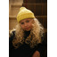Beanie Fonzie - light yellow - Hvid