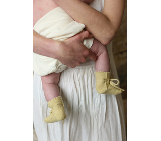 Booties - light yellow - Hvid Booties - light yellow - Hvid