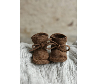 Booties - mocha - Hvid