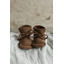 Booties - mocha - Hvid