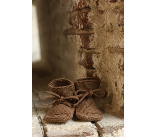 Booties - mocha - Hvid