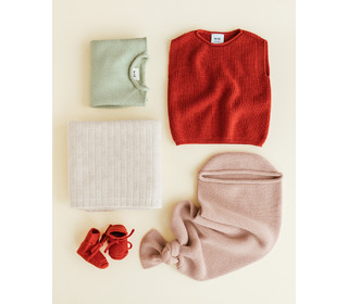 Booties - red - Hvid Booties - red - Hvid
