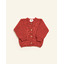 Cardigan Inga - red - Hvid Cardigan Inga - red - Hvid
