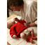 Cardigan Inga - red - Hvid Cardigan Inga - red - Hvid