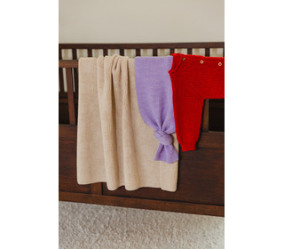 Cardigan Inga - red - Hvid Cardigan Inga - red - Hvid
