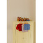 Cardigan Inga - red - Hvid Cardigan Inga - red - Hvid
