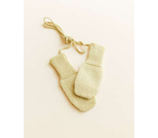 Mittens - light yellow - Hvid Mittens - light yellow - Hvid