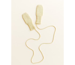 Mittens - light yellow - Hvid Mittens - light yellow - Hvid