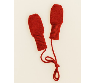 Mittens - red - Hvid Mittens - red - Hvid