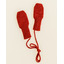 Mittens - red - Hvid Mittens - red - Hvid
