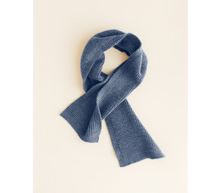 Scarf Gustave - denim - Hvid Scarf Gustave - denim - Hvid