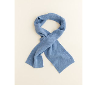 Scarf Gustave - light blue - Hvid Scarf Gustave - light blue - Hvid