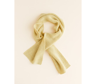 Scarf Gustave - light yellow - Hvid