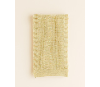 Scarf Gustave - light yellow - Hvid