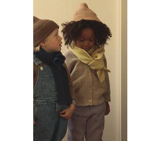 Scarf Gustave - light yellow - Hvid