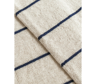 Scarf Igor - cream/blue - Hvid Scarf Igor - cream/blue - Hvid