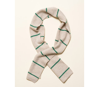 Scarf Igor - cream/grass - Hvid