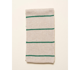 Scarf Igor - cream/grass - Hvid