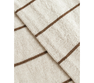 Scarf Igor - cream/mocha - Hvid Scarf Igor - cream/mocha - Hvid