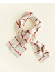 Scarf Igor - cream/red