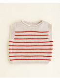 Vest Harvey Baby - cream/red