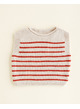 Vest Harvey Baby - cream/red
