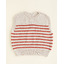 Vest Harvey Kids - cream/red - Hvid Vest Harvey Kids - cream/red - Hvid