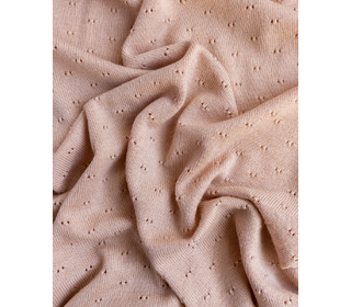 Blanket Bibi - apricot - Hvid