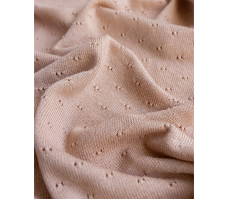 Blanket Bibi - apricot - Hvid