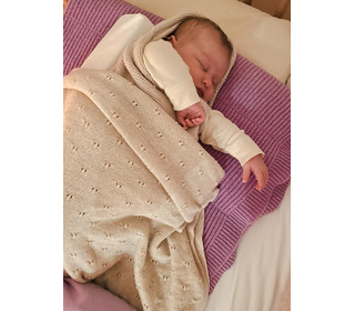 Blanket Bibi - cream - Hvid