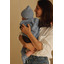 Booties - light blue - Hvid