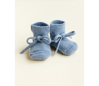 Booties - light blue - Hvid