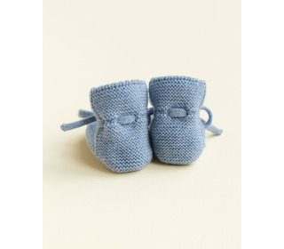 Booties - light blue - Hvid