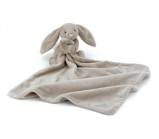 knuffeldoekje bashful beige konijn - Jellycat