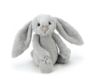 Bashful silver bunny medium - Jellycat