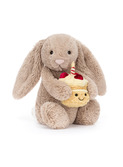 Bashful beige bunny 'birthday' medium