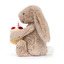 Bashful beige bunny 'birthday' medium - Jellycat Bashful beige bunny 'birthday' medium - Jellycat
