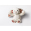 Blossom cream bunny medium - berry - Jellycat