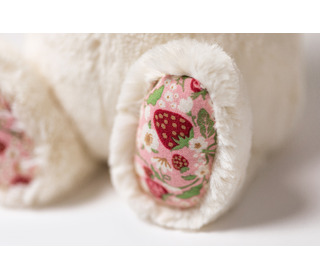 Blossom cream bunny medium - berry - Jellycat